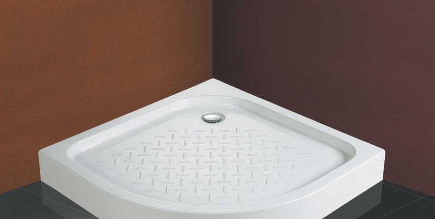 Душевой поддон - Cezares, без коллекции, 100x100x130 см, TRAY-S-R-100-550-13-W