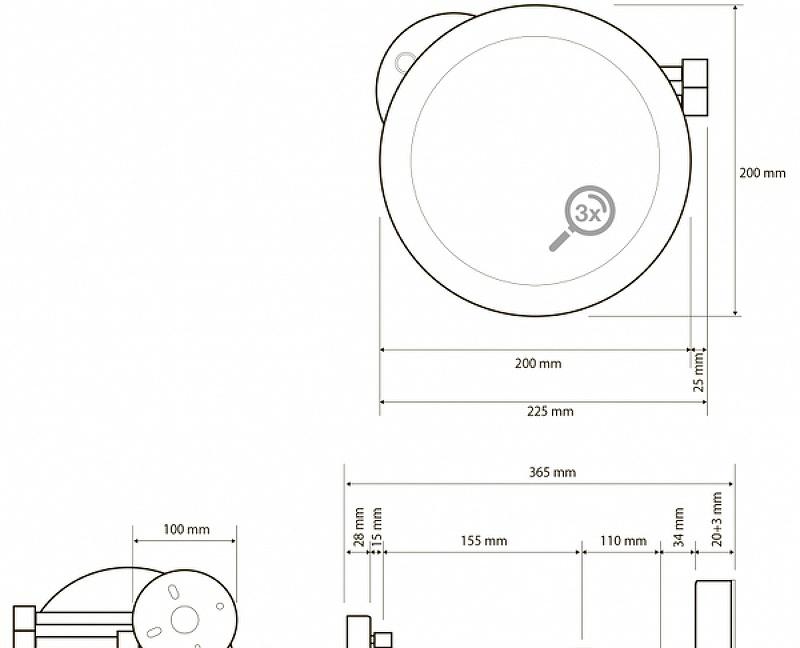 Bemeta без коллекции, Косметическое зеркало, 116101772