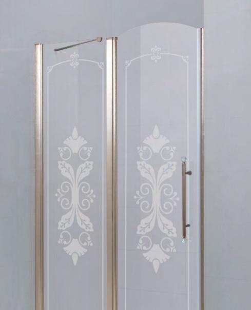 Душевая дверь - Cezares, Giubileo, 100x195 см, GIUBILEO-60/40-CP-G-L