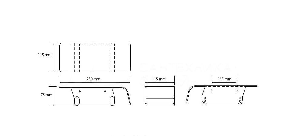 Bemeta Organic, Держатель туалетной бумаги, 157112161