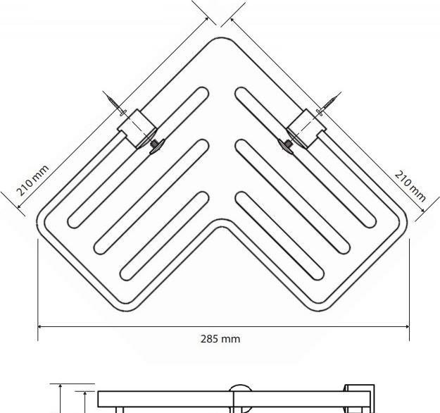 Bemeta Cytro, Полочка-мыльница, 146208092