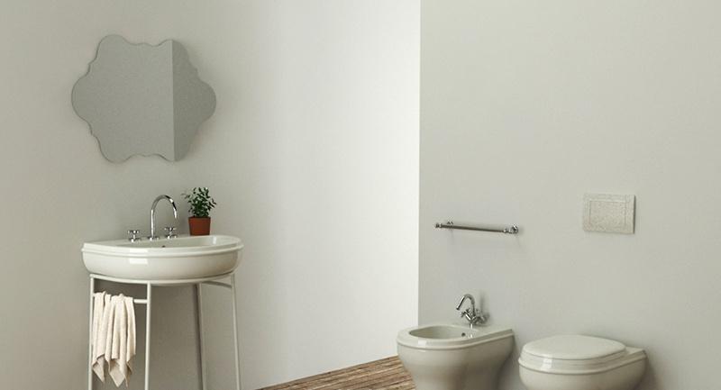 Azzurra Charme, Унитаз приставной, CHVCTT000000BI