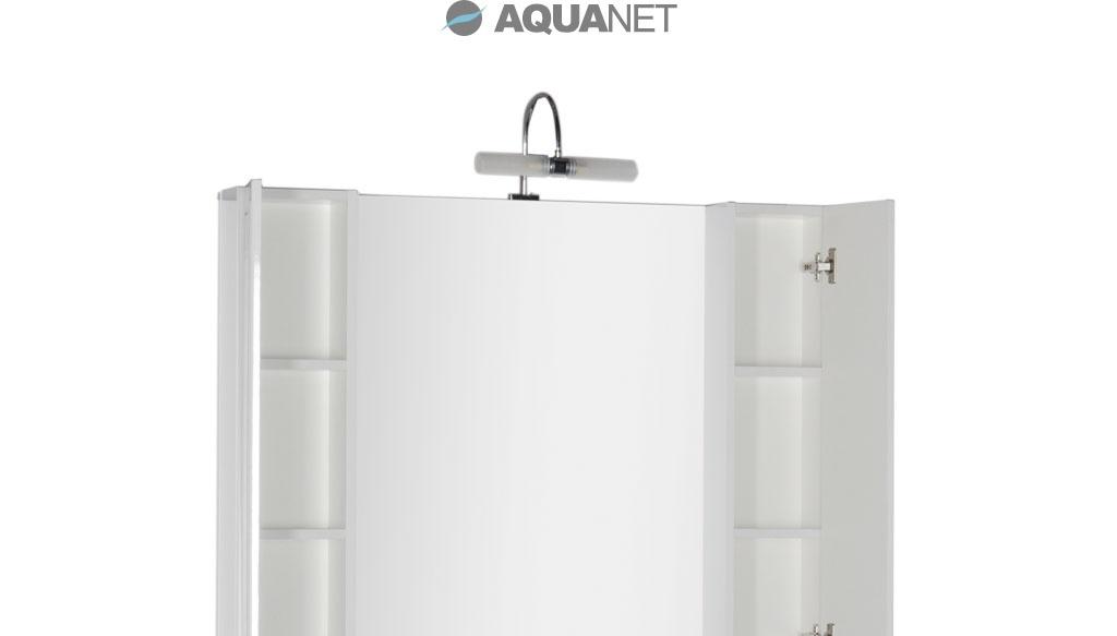 Aquanet Честер, Шкаф-зеркало, LIBERTY100LAMP2