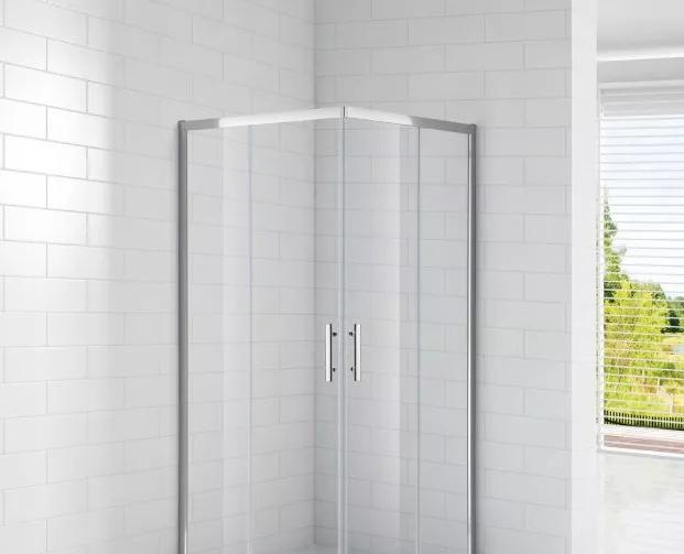 Душевой уголок - Cezares, Eco, 100x100x190 см, ECO-O-A-2-100-C-Cr