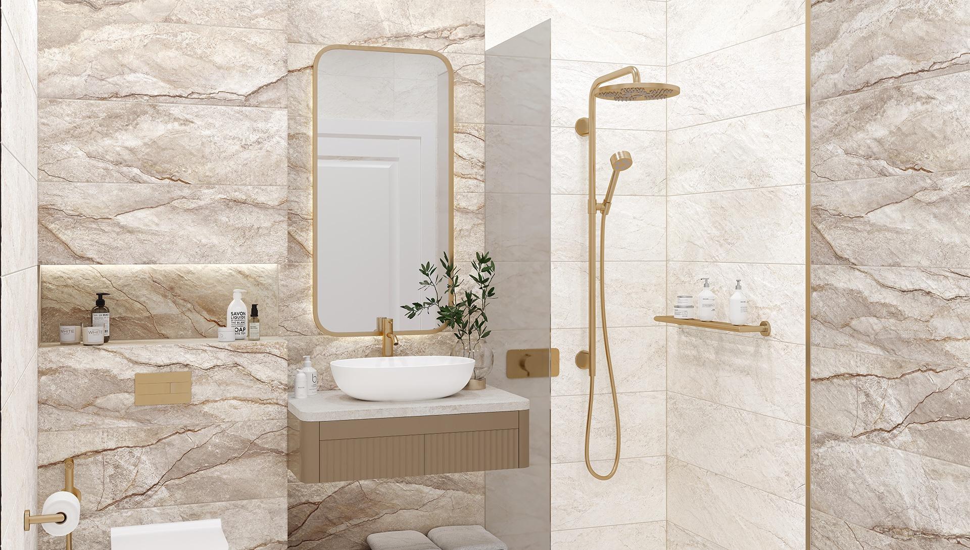 Картинка Delacora Nebraska, Настенная плитка, 24.6x74 см