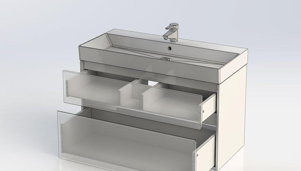 Aquanet Бруклин, Тумба для раковины, 00203961