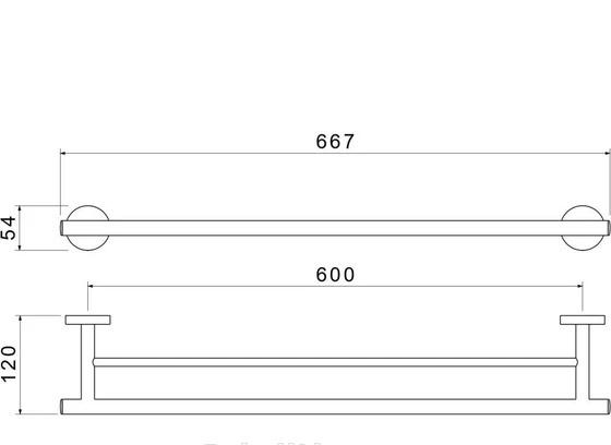 Aquatek Оберон, Полотенцедержатель, AQ4230CR