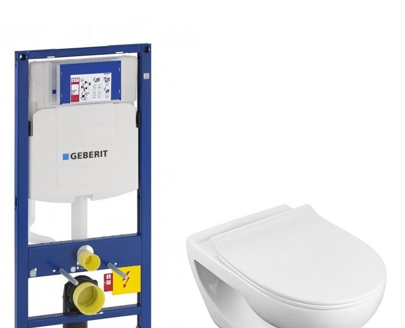 Roca Victoria, Унитаз подвесной с инсталляцией и кнопкой, 346393+ZRU80139+111.300