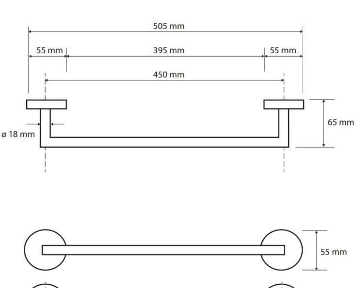 Bemeta Sablo, Полотенцедержатель, 160204020