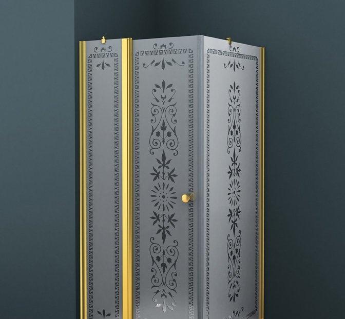 Душевой уголок - Cezares, Royal Palace, 100x90x195 см, ROYAL PALACE-AH-12-100/90-CP-G / ROYAL PALACE-A-AH-12-100/90-CP-G