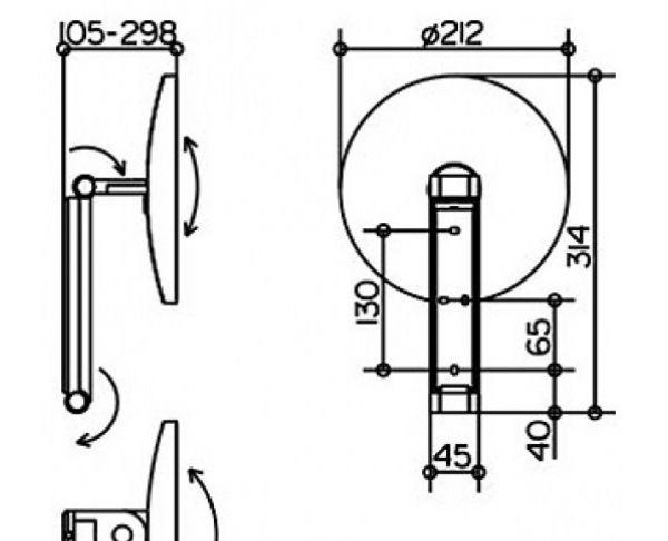 Keuco iLook Move, Косметическое зеркало, 17612 010000 / 17612010000