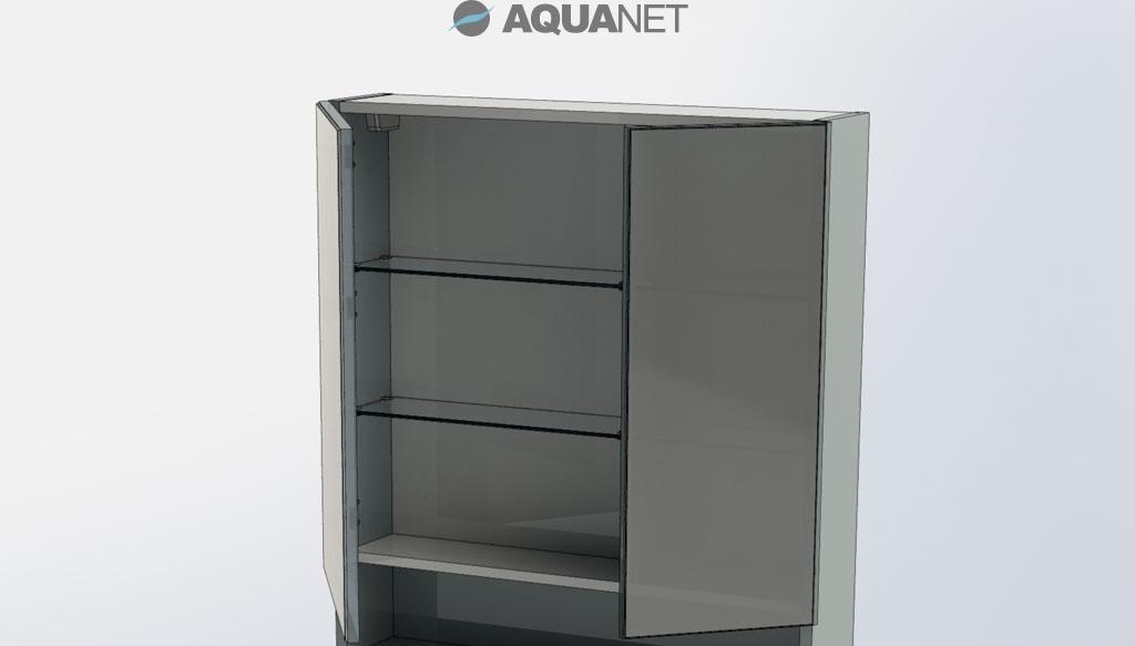 Aquanet Франка, Тумба для раковины, SPC-2A-DL-BL-900