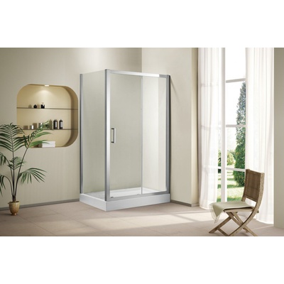 Душевой уголок - Cezares, Porta, 120x100x195 см, PORTA-AH-11-120/100-C-Cr / PORTA-D-AH-11-120/100-C-Cr