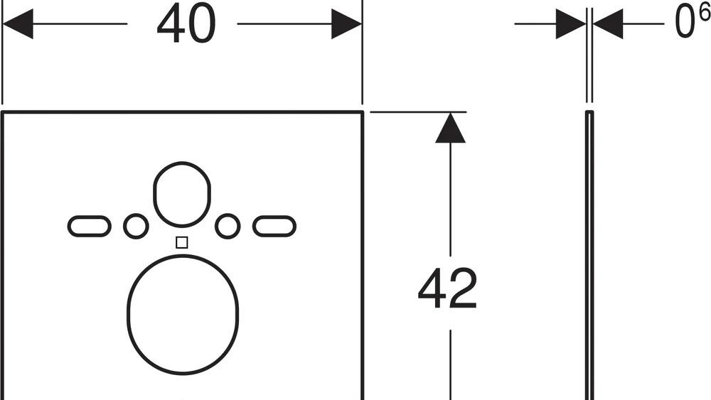 Geberit без коллекции, Унитаз подвесной с инсталляцией и кнопкой, 47901130022