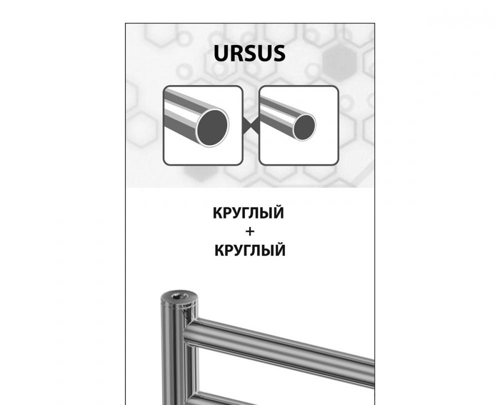 Полотенцесушитель водяной - Lemark, Ursus, 7x50x60 см, LM72607BL