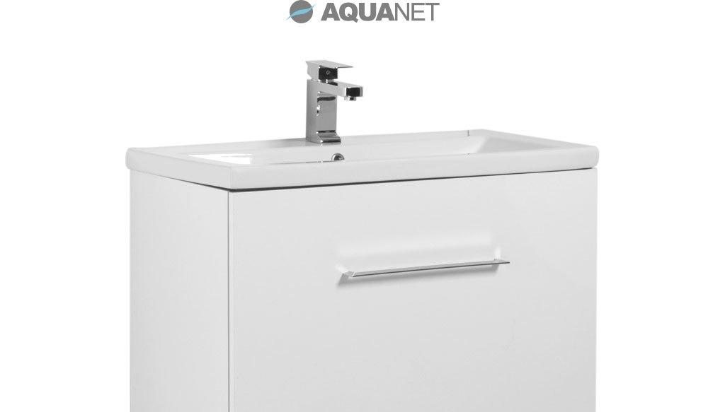 Aquanet Порто, Тумба с раковиной, 6656mkr / S-UM-COM80/1-w / UM-COM80/1