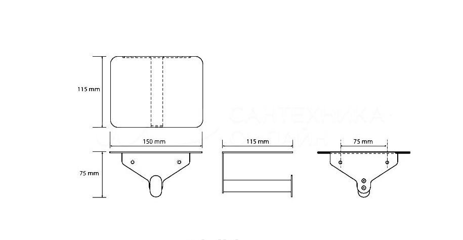 Bemeta Organic, Держатель туалетной бумаги, 157112151