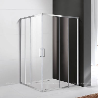 Душевой уголок - Cezares, Molveno, 100x110x195 см, MOLVENO-AH-22-110/100-C-Cr-IV