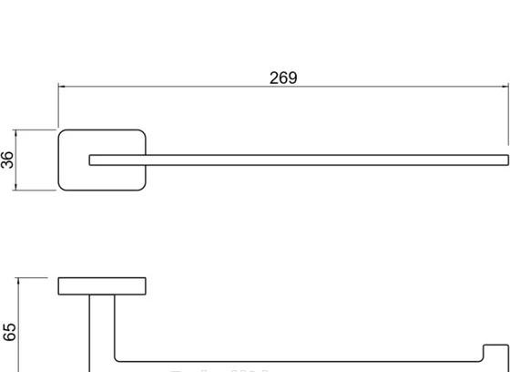 Aquatek Либра, Полотенцедержатель, AQ4319CR
