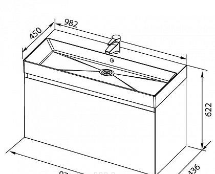 Aquanet Тулон, Шкаф-зеркало, 00202091