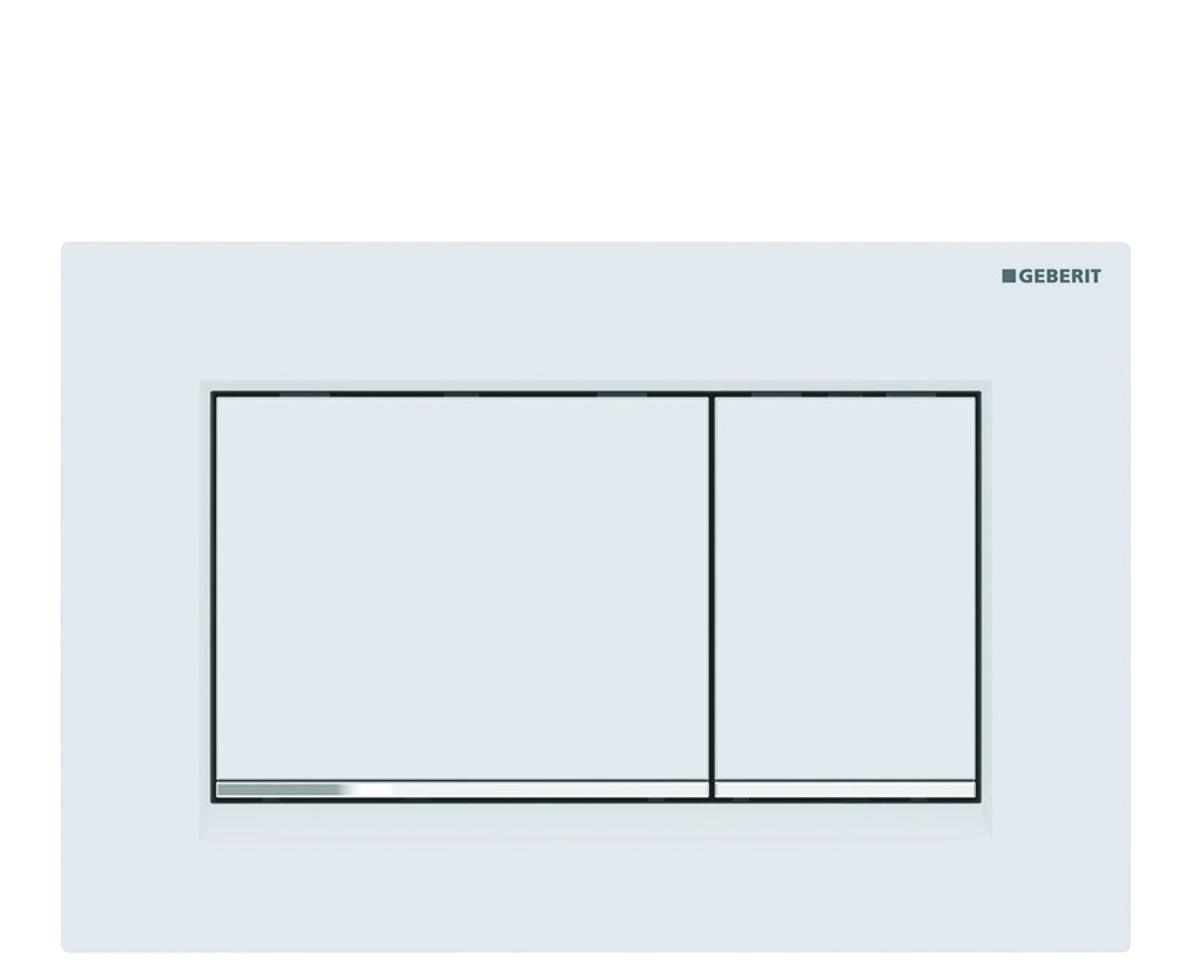 Кнопка смыва - Geberit, Sigma 30, 1.2x24.6x16.4 см, 115.883.JT.1