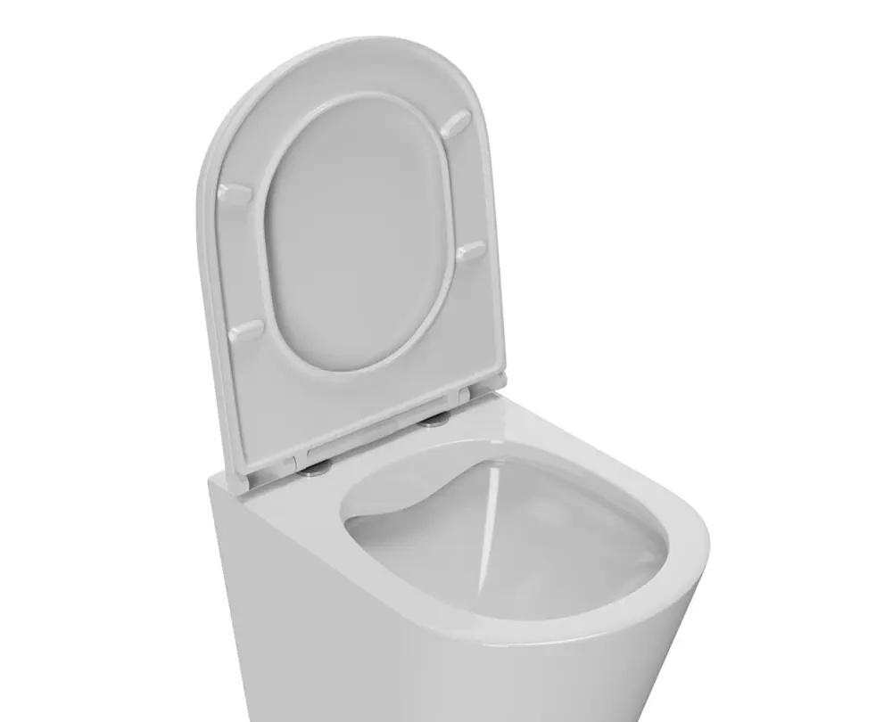 Point Элемент П, Унитаз подвесной с инсталляцией и кнопкой, PN48205WC