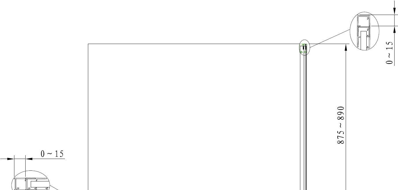 Душевой уголок - Aquanet, Ideal, 89x119x200 см, 00243629 / AE-AXC92MB-S-C