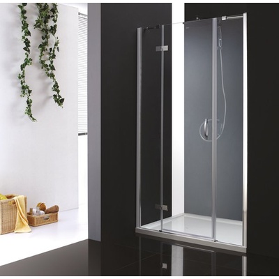 Душевая дверь - Cezares, Bergamo, 0.6x165x195 см, BERGAMO-B-13-80+60/30-C-Cr-L / BERGAMO-W-B-13-80+60/30-C-Cr-L