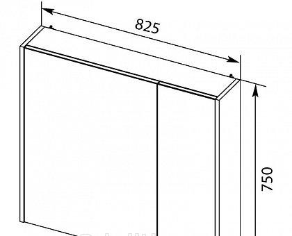 Aquanet Остин, Шкаф-зеркало, 00200918