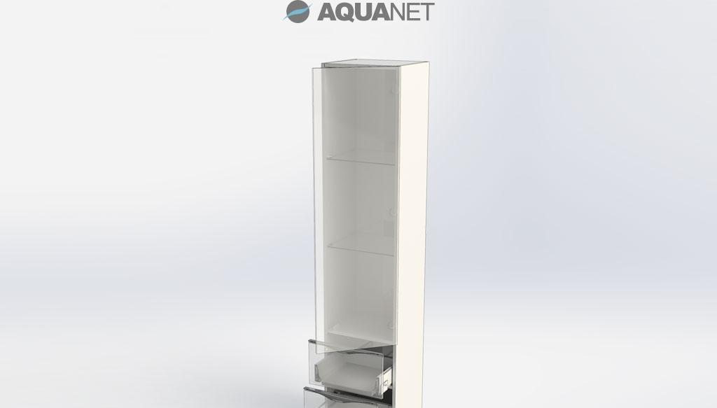 Aquanet Эвора, Шкаф-пенал, 00184308