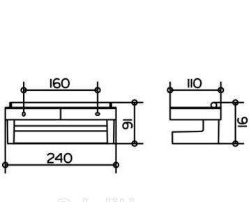 Keuco Moll, Полка, 12759010000 / 12759 010000