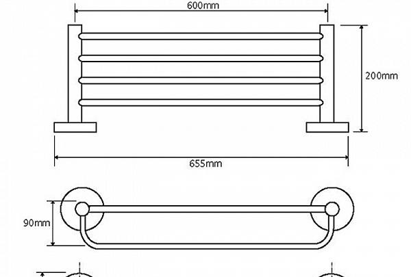 Bemeta Omega, Полотенцедержатель, 104105072