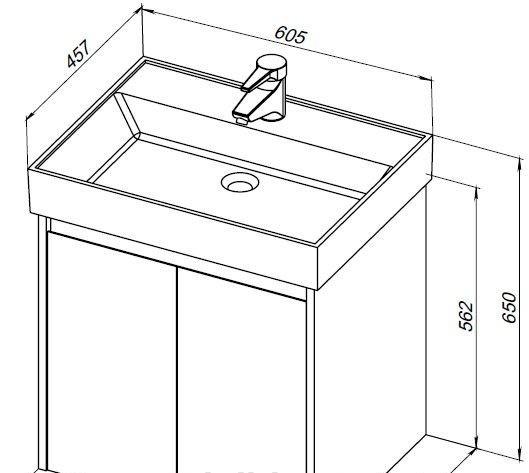 Aquanet Верона, Шкаф-зеркало, 302523