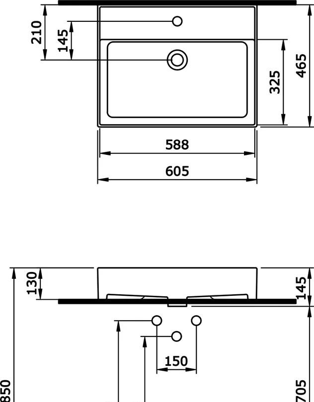 Bocchi Milano, Раковина, 50129