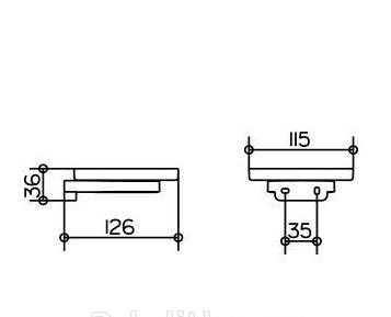 Keuco Moll, Мыльница, 12755019000