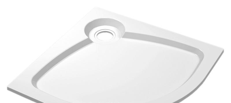 Душевой поддон - Cezares, без коллекции, 90x90x5.6 см, TRAY-S-R-90-550-56-NR