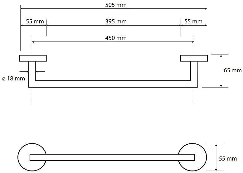 Bemeta Brilo, Полотенцедержатель, 161204020