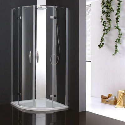 Душевой уголок - Cezares, Bergamo, 100x100x200 см, BERGAMO-R-2-100-ARCO-C-Cr-IV / BERGAMO-W-R-2-100-ARCO-C-Cr-IV