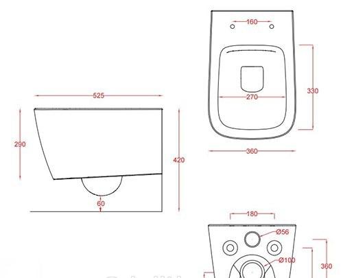 ArtCeram A16, Унитаз подвесной, ASV003 36 00