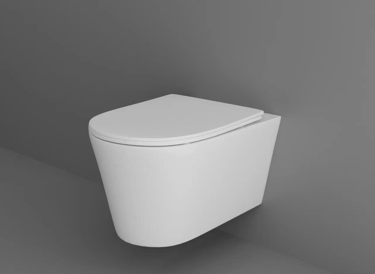 Aquatek Вега, Унитаз подвесной с инсталляцией и кнопкой, Set AQUATEK ВЕГА-KKI2