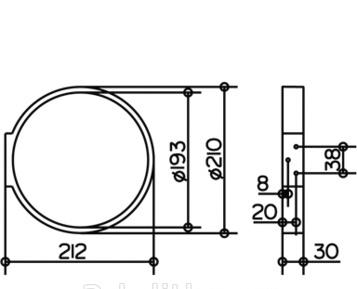 Keuco Edition 300, Полотенцедержатель, 30021010000