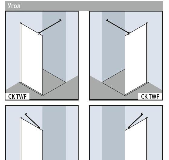 Боковая стенка - Kermi, Cada XS, 80x200 см, CKTWF08020VPK