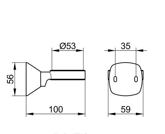 Keuco City.2, Держатель для стаканов, 02750 010000