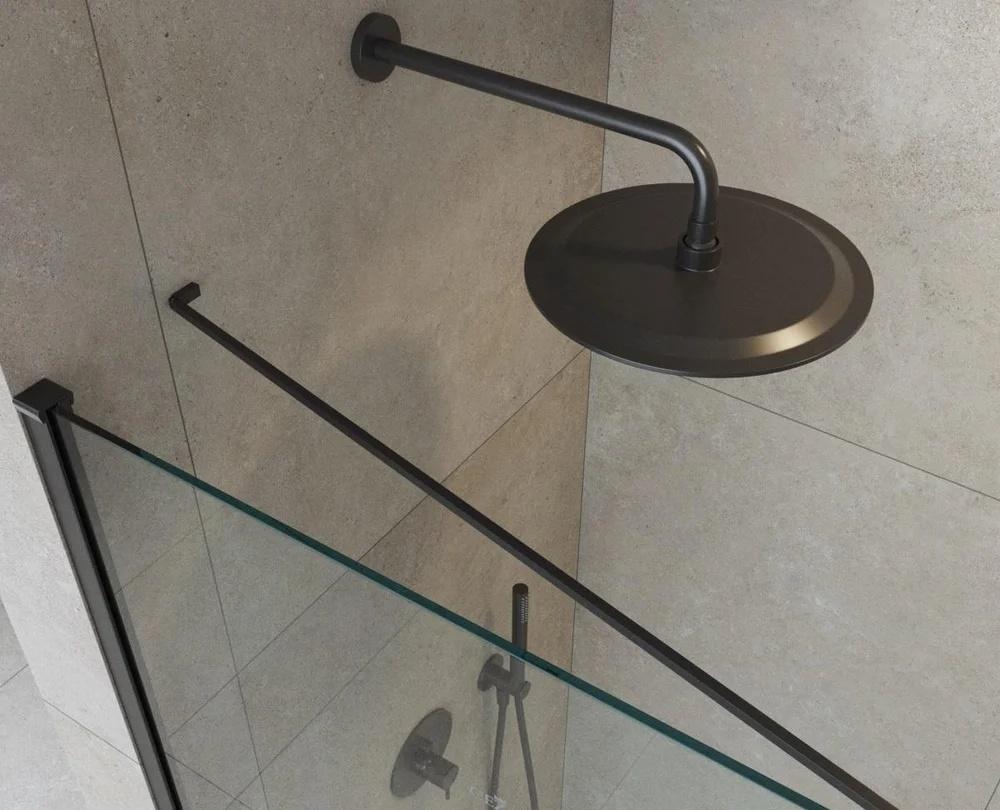 Душевая перегородка - Cezares, Liberta, 70x195 см, LIBERTA-L-1-TB-70-C-NERO / L-1-TB-70-C-NERO