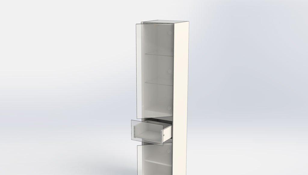 Aquanet Лайн, Шкаф-зеркало, 00203956