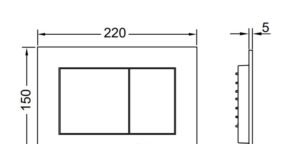 Tece Now, Унитаз подвесной с инсталляцией и кнопкой, 9400412.WC2