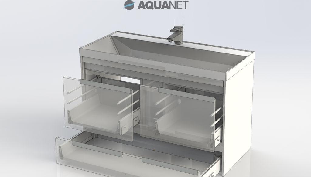Aquanet Тиана, Тумба для раковины, 1.WH11.0.225 / 1WH110225