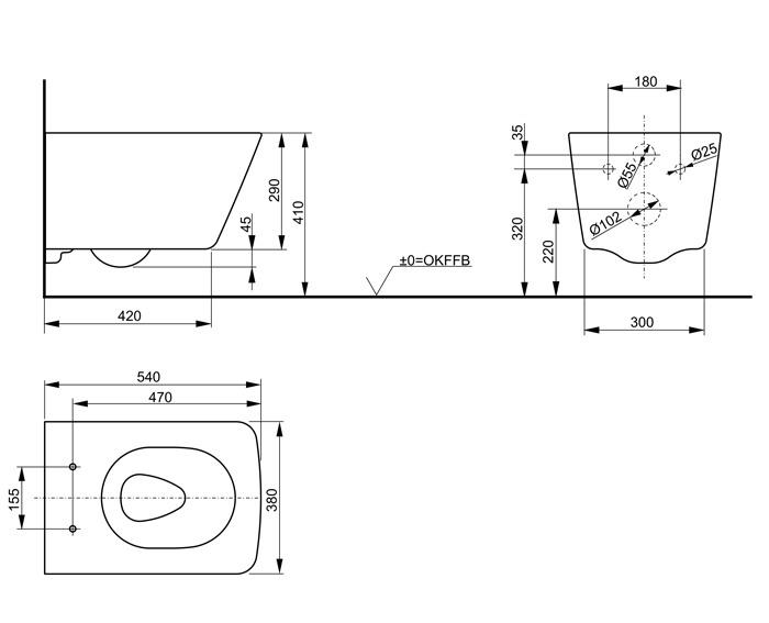 Toto SP, Унитаз подвесной, CW532Y/CW532RY