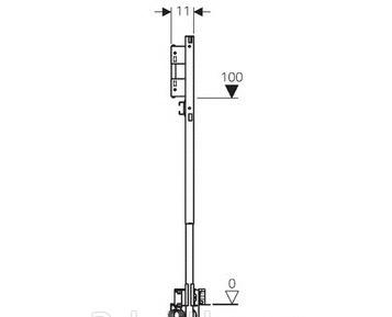 Инсталляция для душа - Geberit, Duofix, 23.5x50x116 см, 111.580.00.1