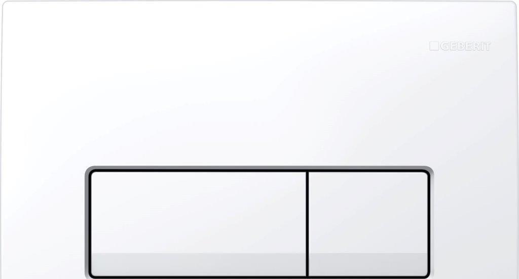 Кнопка смыва - Geberit, Delta51, 2.6x24.6x16.4 см, 115.105.11.1